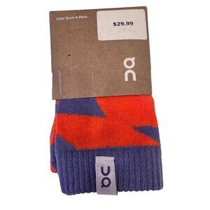 4-Pack OC On Cloud Kids Sock Size 9.5-12.5 Toddler Blueberry Flame NWT OnCloud